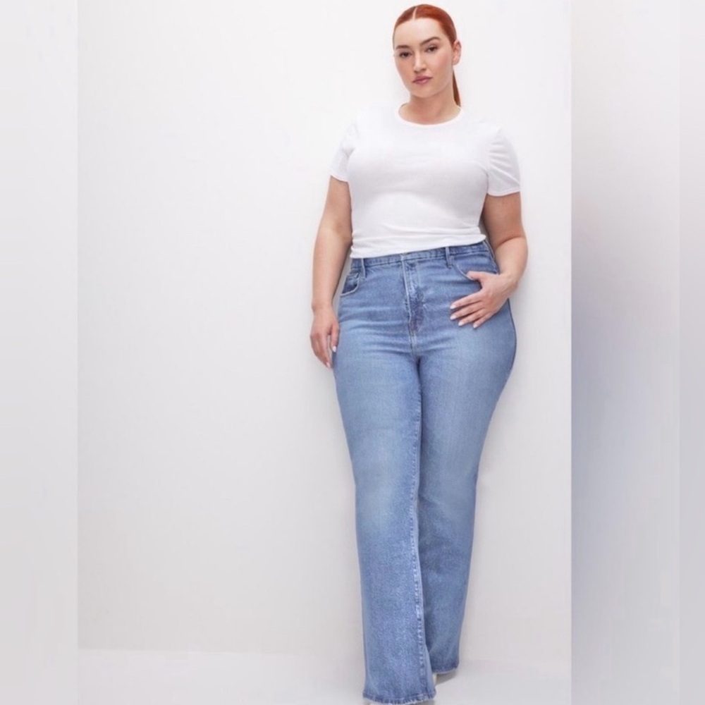 Good American | Classic Slim Bootcut Flare Jeans Sz 24
